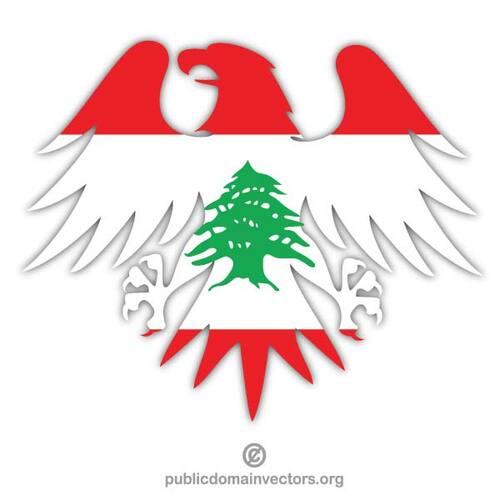 Emblème du drapeau libanais
