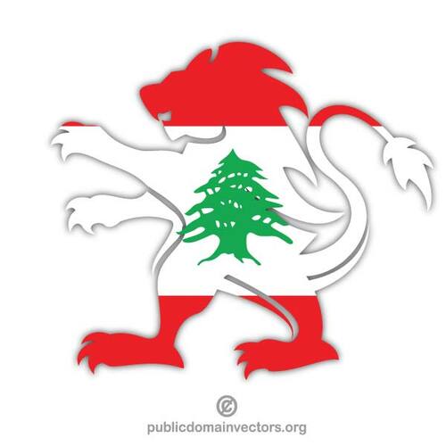 Herb Flaga Libanu