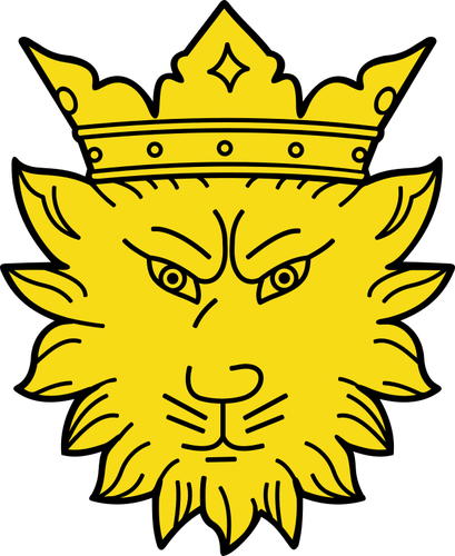 Leopard med krone