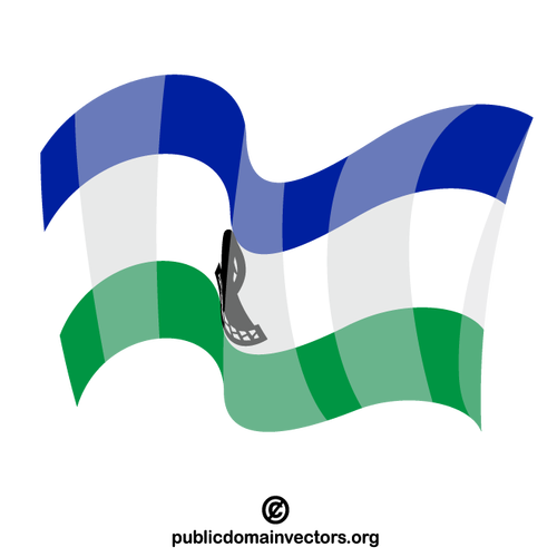 Bendera negara bagian Lesotho