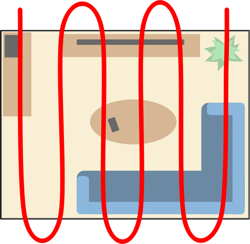 ライン検索パターン図