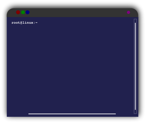 Linux-terminal-Fenster-Vektor-illustration