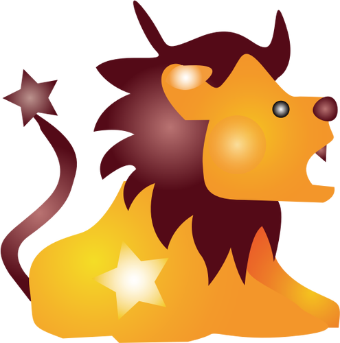 Vector de dibujos animados León