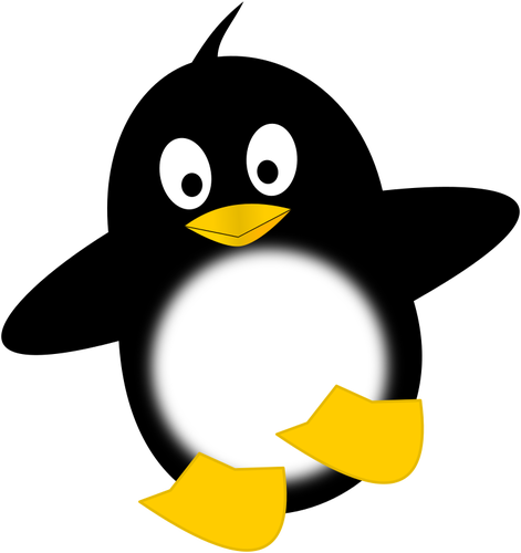 Pieni hauska pingviini