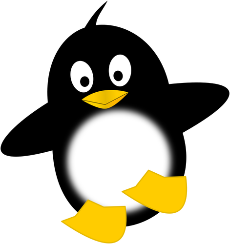 Penguin kecil yang lucu