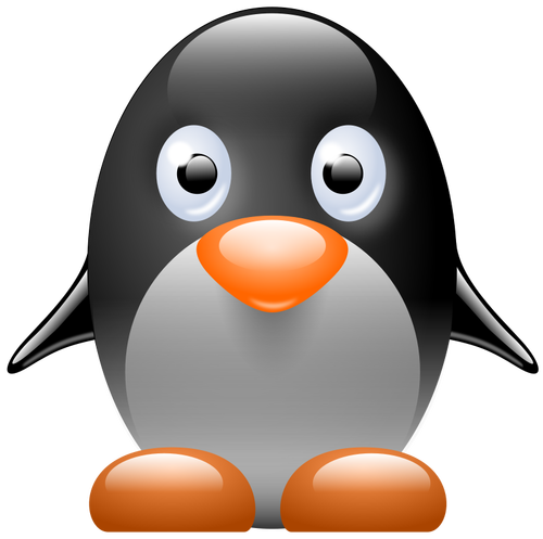 Petite image vectorielle de pingouin