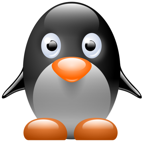 Little penguin vector image