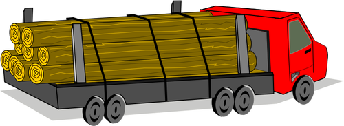 Immagine vettoriale di registrazione camion