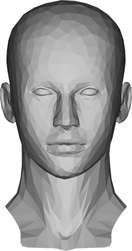 Low Poly Female Head