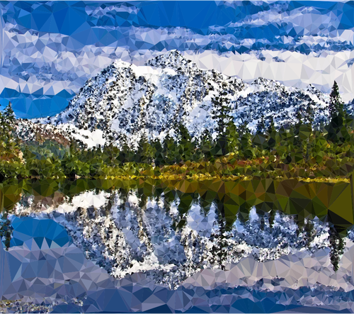 Arty gunung dan Danau