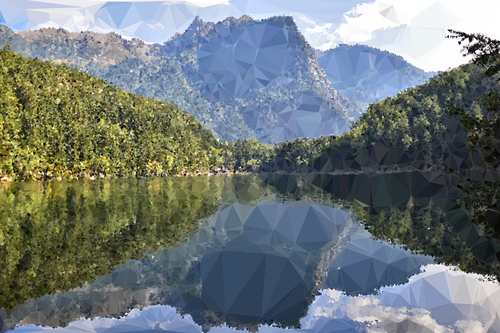 Imagem vetorial de Lago austríaco