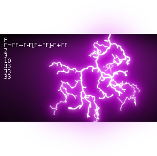 Desenho de rosa trovão com fórmula matemática vetorial