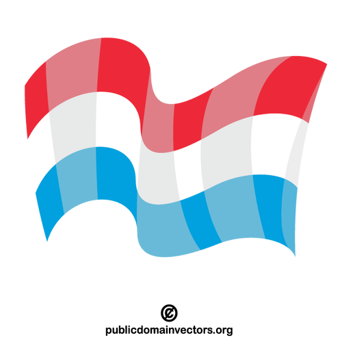 Luxembourg national flag