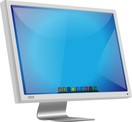 Grafika wektorowa Mac LCD