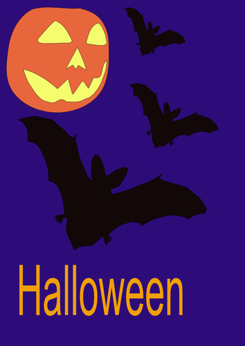 Halloween vector posterafbeelding