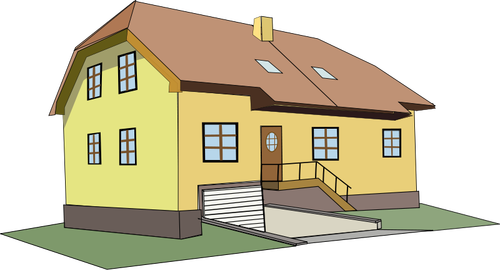 Vektor ilustrasi rumah