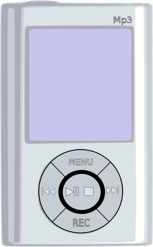 MP3 player vector graphics