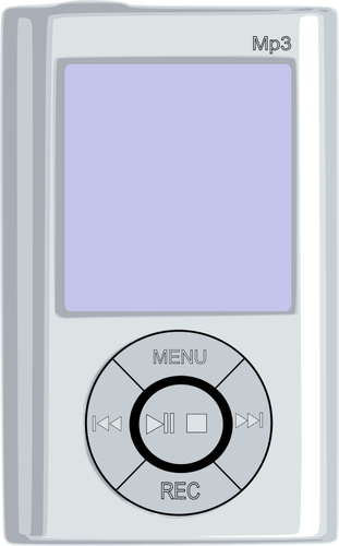 MP3 player vektor ilustrasi