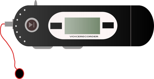 Mp3 player vektör görüntü