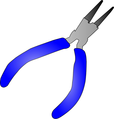 Needlenose pliers vector image