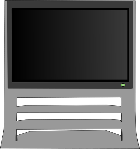 TV-ställ in vektor ClipArt