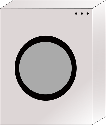 Vector imagine de o maşină de spălat