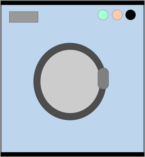Çamaşırhane makine vektör simgesi