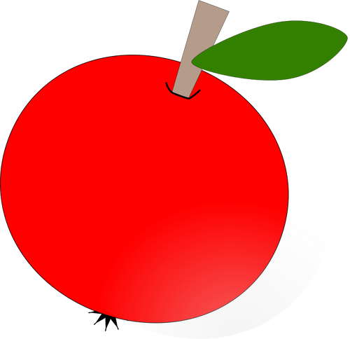 Apple vector tekening