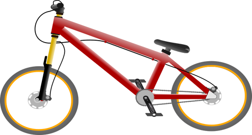 Велосипед векторное изображение