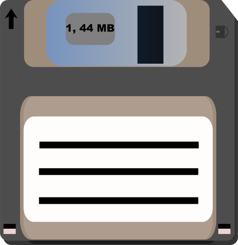 Diskettestation vector illustraties