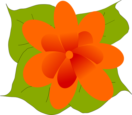 Bloem vectorillustratie