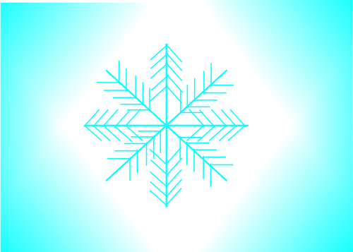 Vector illustration flocon de neige