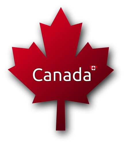 カナダのメープル リーフのシンボル