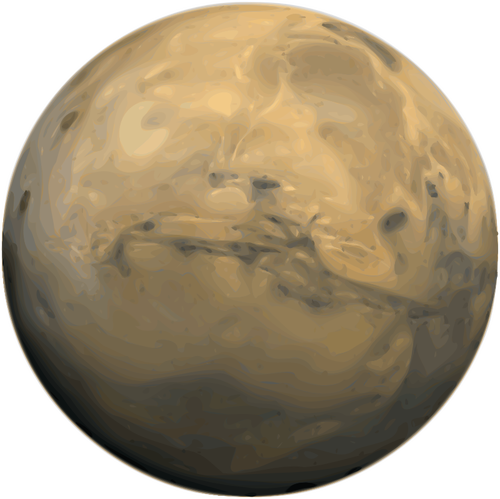 Planeta Marte vector imagem