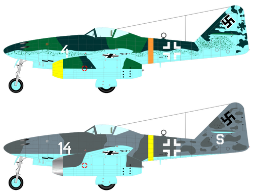 Letadla Messerschmitt 262