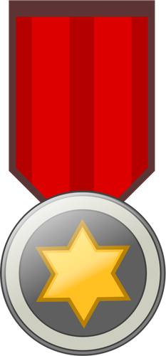 Star-onderscheiding badge vector afbeelding