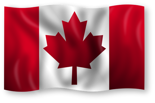Canadian Flag vector drawing