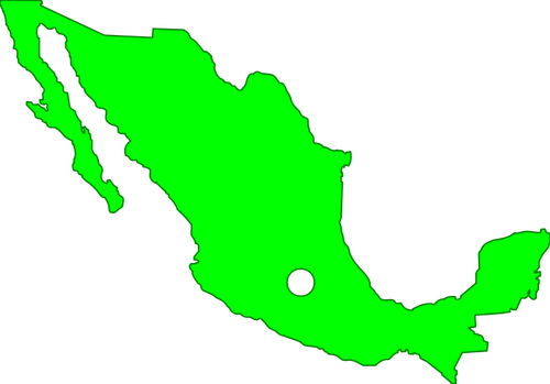 Mapa Meksyku