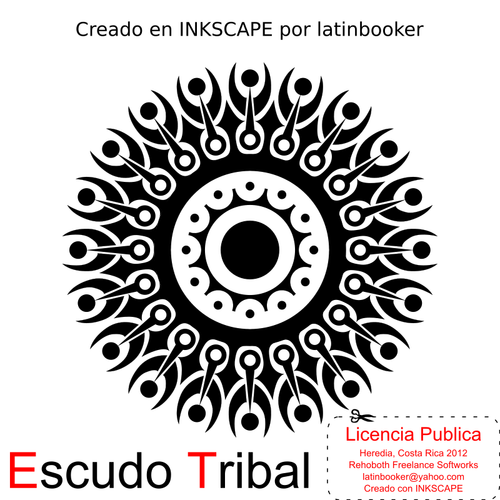 Tribal schild vector afbeelding