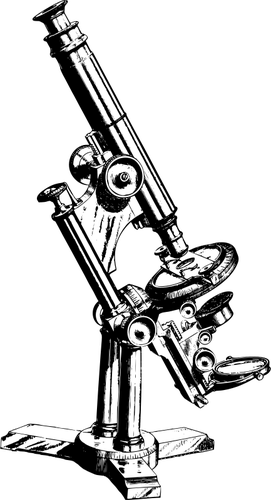 Microscopio in lalboratory