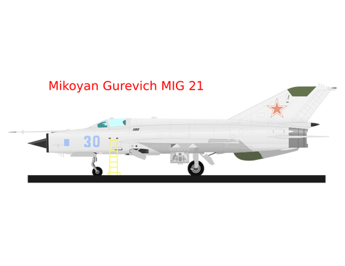 MIG 21 vectoriale