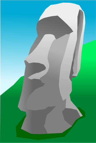 Moai-Vektorgrafiken