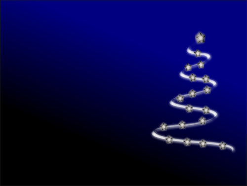 Fondo de Vector con árbol de Navidad