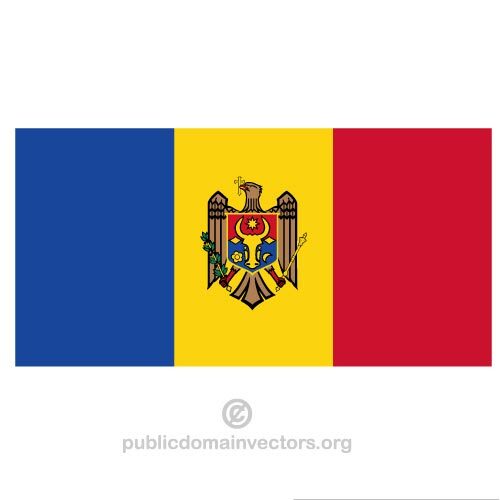Moldavische vector vlag