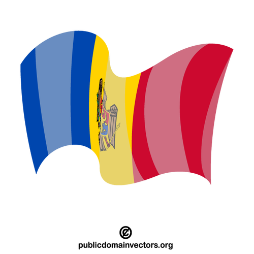 Moldawische Staatsflagge weht