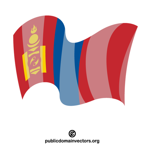 Mongolian state flag