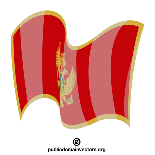 Czarnogóra powiewa flagą narodową