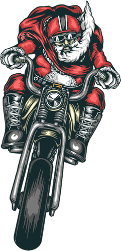 Santa och chopper