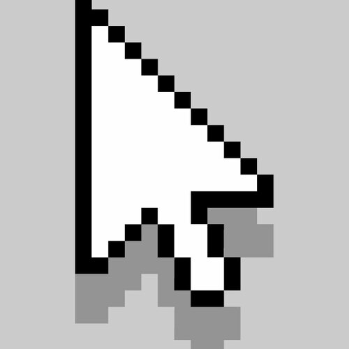 Mausschnittstelle Pixel Design Cursor Hover