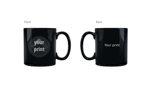 Black mugs